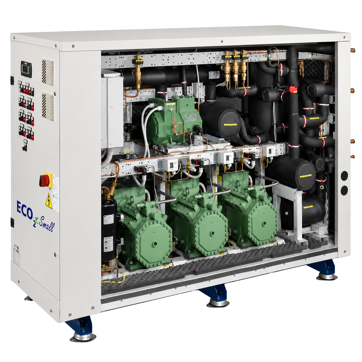 Open-Panel Industrial Chiller System